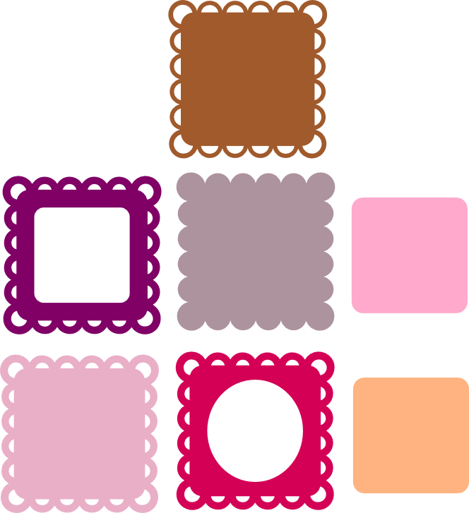 Scalloped Frames Scalloped Frames